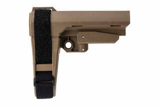 SB Tactical AR pistol brace in flat dark earth